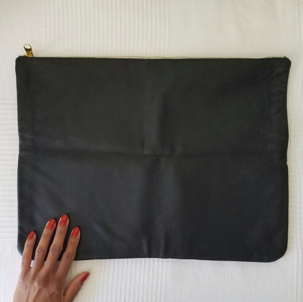 American Apparel Large Leather Pouch